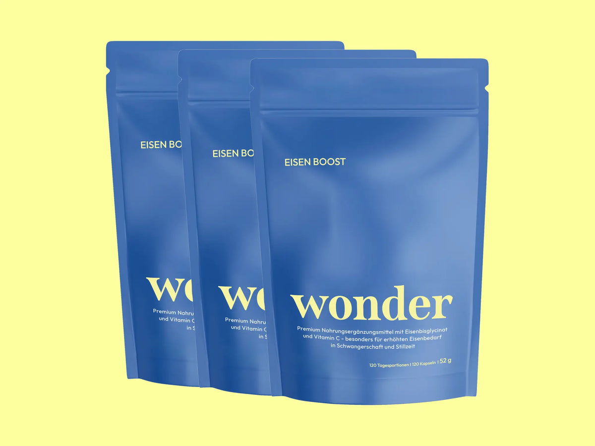 Wonder Eisen Boost, 3 Standbeutel für 3 Monate