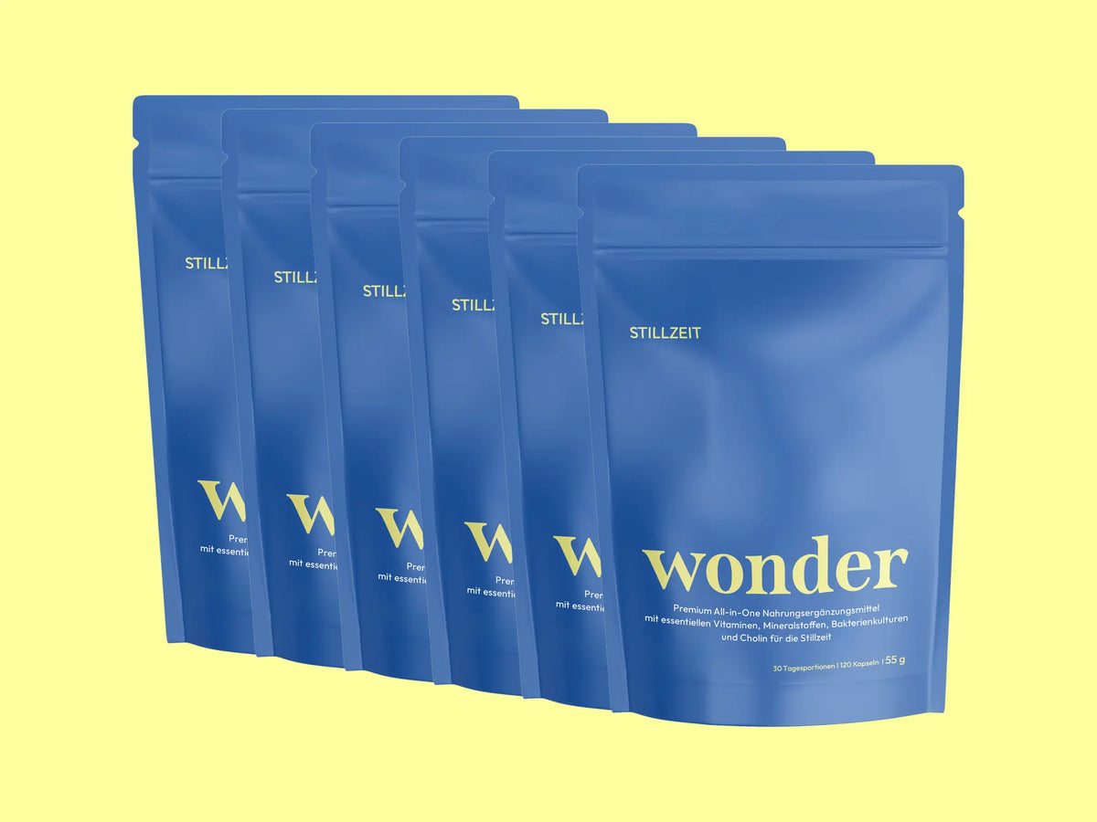 Wonder Stillzeit, 6 Standbeutel für 6 Monate