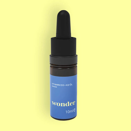 Produkt Mock up Wonder Vitamin D3 K2 Öl
