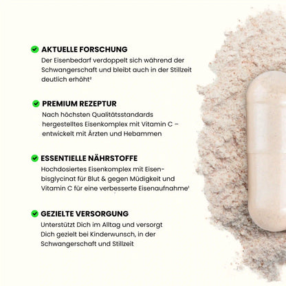 Vorteile Supplement Wonder Eisen - Nach aktueller Forschung, Premium Rezeptur mit essentiellen Nährstoffen für gezielte Versorgung
