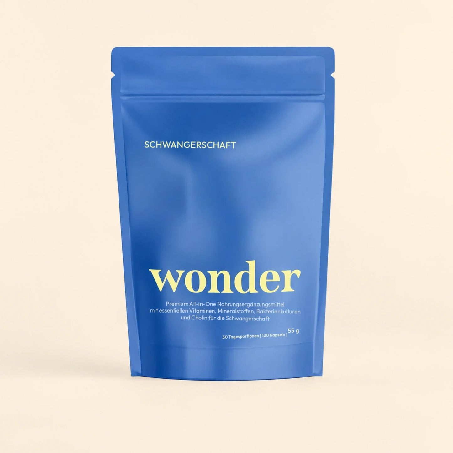 Wonder Schwangerschaft, Standbeutel mit Nährstoffen für die Schwangerschaft